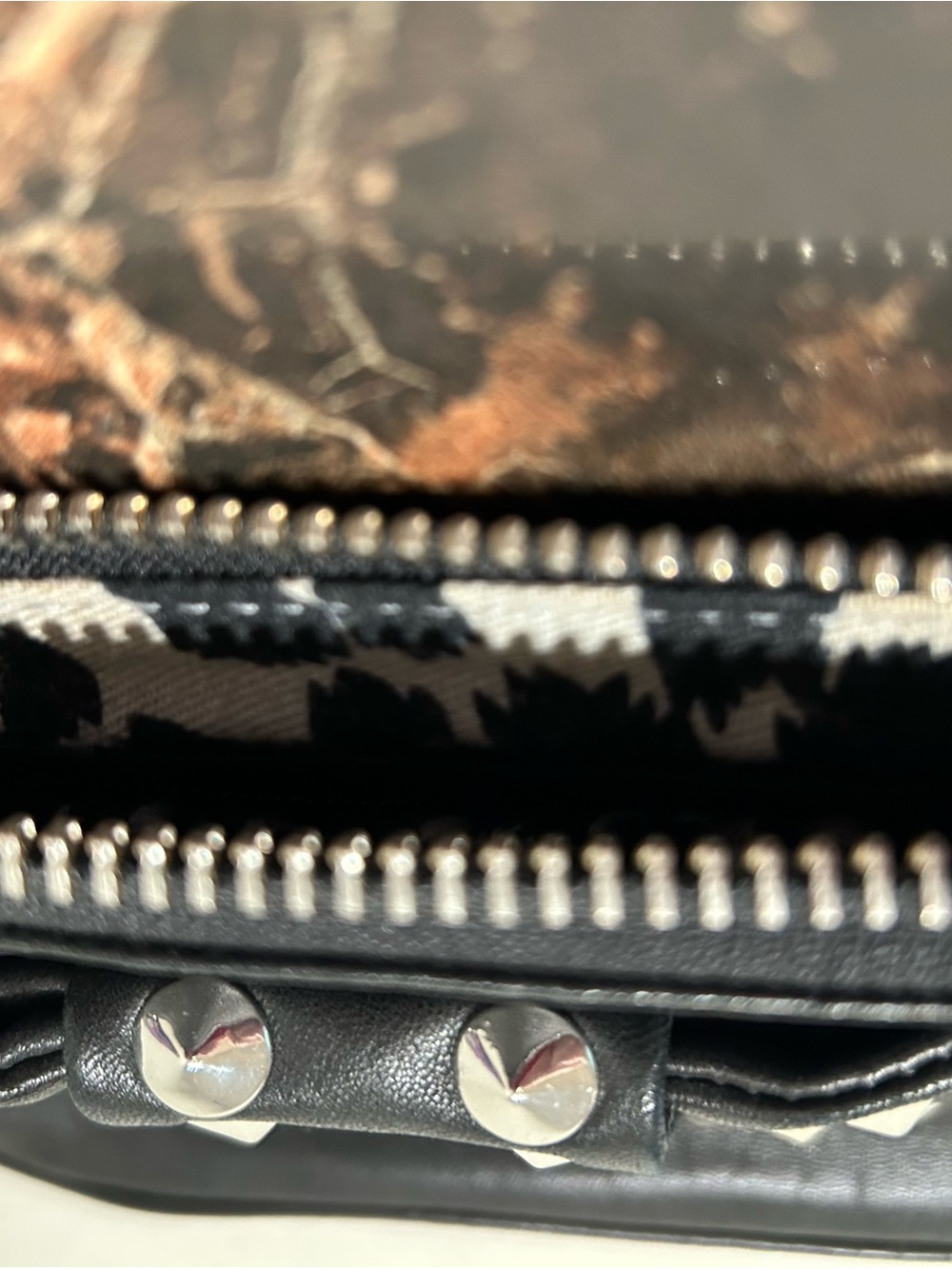 Black Studded Clutch - Picture 4 of 16